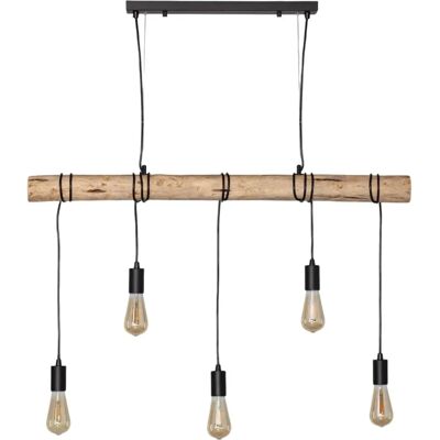 LEDKIA Yagis Pendelleuchte - Holz Metall Innenbeleuchtung LEDKIA Yagis Pendelleuchte - Holz Metall Innenbeleuchtung