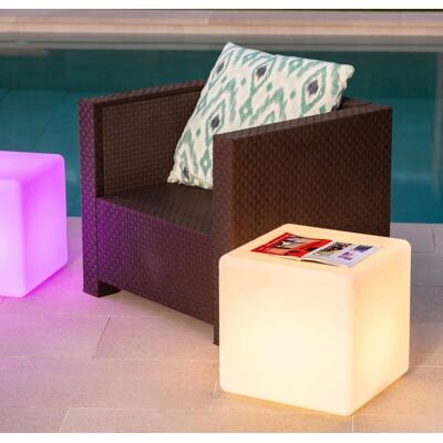 LEDKIA LIGHTING Cubo LED RGBW Ricaricabile - 400 mm LEDKIA LIGHTING Cubo LED RGBW Ricaricabile - 400 mm