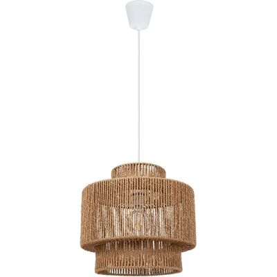 LEDKIA Neka Lámpara Colgante de Papel Natural - Lámpara de Suspensión LEDKIA Neka Lámpara Colgante de Papel Natural - Lámpara de Suspensión
