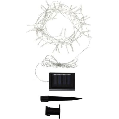 LEDKIA - Stringa di luci LED solari per esterni Lilac 5m Bianco caldo 2700K - 3000K - Luci LED per esterni LEDKIA - Stringa di luci LED solari per esterni Lilac 5m Bianco caldo 2700K - 3000K - Luci LED per esterni