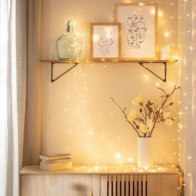 LEDKIA Luci a Stringa Bianco Caldo 2m - Decorazioni LEDKIA Luci a Stringa Bianco Caldo 2m - Decorazioni