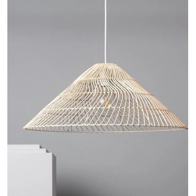 LEDKIA Natürliche Rattan Pendelleuchte - 600mm - Innenraumbeleuchtung LEDKIA Natürliche Rattan Pendelleuchte - 600mm - Innenraumbeleuchtung