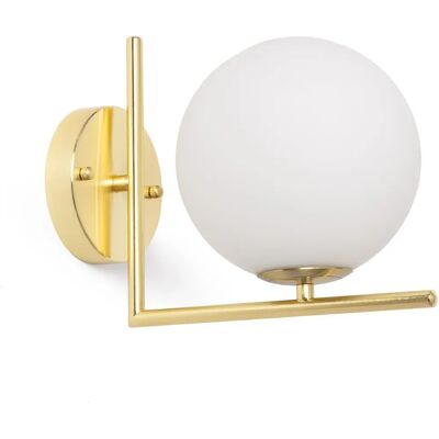LEDKIA Metall-Glas Wandleuchte - Innenraumbeleuchtung LEDKIA Metall-Glas Wandleuchte - Innenraumbeleuchtung