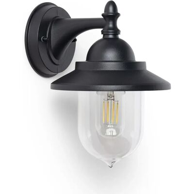 LAMPADA DA PARETE Klasik Nera - Acciaio Inox, IP44 LAMPADA DA PARETE Klasik Nera - Acciaio Inox, IP44