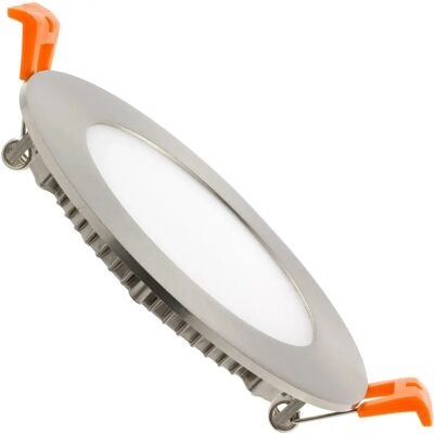 LEDKIA Downlight 6W Argento Circolare SuperSlim - Downlight LEDKIA Downlight 6W Argento Circolare SuperSlim - Downlight