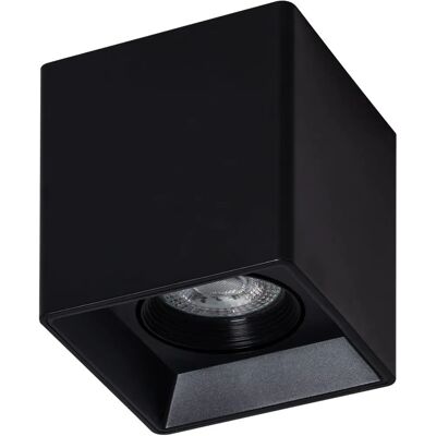 Applique da soffitto quadrata nera Ledkia - LED 5W Applique da soffitto quadrata nera Ledkia - LED 5W