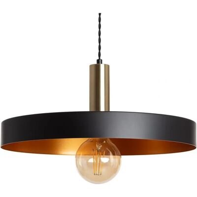 LEDKIA Schwarze Pendelleuchte - Industrielles Stahlmodell LEDKIA Schwarze Pendelleuchte - Industrielles Stahlmodell