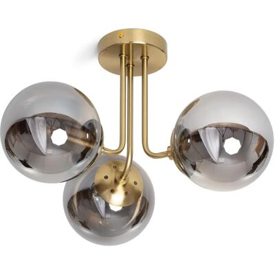 LEDKIA Moonlight Brass Lámpara de Techo 3 Focos - Lámpara de Techo LEDKIA Moonlight Brass Lámpara de Techo 3 Focos - Lámpara de Techo