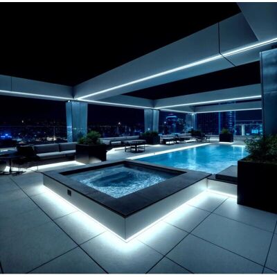 LEDKIA LED Neon Streifen - 50m, Weiß, Dimmbar, IP67 LEDKIA LED Neon Streifen - 50m, Weiß, Dimmbar, IP67
