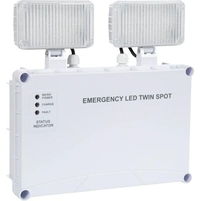 Luz de Emergencia LED LEDKIA - 6W, 400lm, IP65, Montaje en Pared Luz de Emergencia LED LEDKIA - 6W, 400lm, IP65, Montaje en Pared