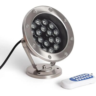 LEDKIA Luz sumergible RGB de superficie 18W - Foco LED sumergible LEDKIA Luz sumergible RGB de superficie 18W - Foco LED sumergible
