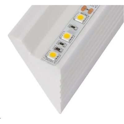 LEDKIA Modanatura per Striscia led 2m Angolare Modern Bianco LEDKIA Modanatura per Striscia led 2m Angolare Modern Bianco