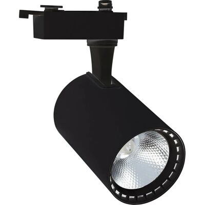 Projecteur rail LED noir 30W blanc chaud - LEDKIA - Publicité Projecteur rail LED noir 30W blanc chaud - LEDKIA - Publicité