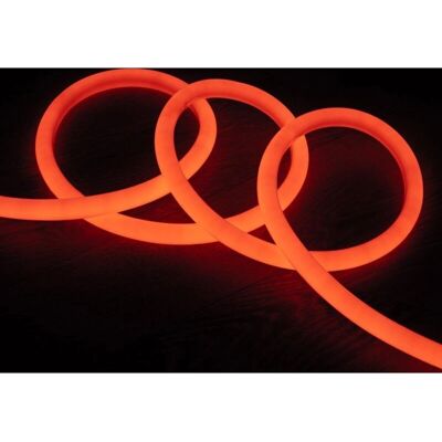 LEDKIA Tira Neón LED - Ajustable 220V, Naranja, 120 LED/m, 50m LEDKIA Tira Neón LED - Ajustable 220V, Naranja, 120 LED/m, 50m