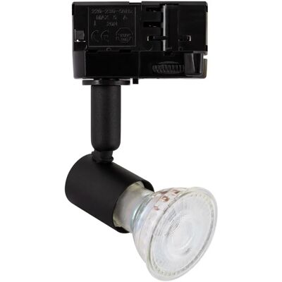 LEDKIA - Faretto Traccia GU10 Nero 80x32x123 - Corpo illuminante LEDKIA - Faretto Traccia GU10 Nero 80x32x123 - Corpo illuminante
