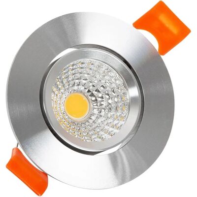 LEDKIA Downlight LED 5W - Verstellbar Kreisförmig Silber - Innenbereich LEDKIA Downlight LED 5W - Verstellbar Kreisförmig Silber - Innenbereich