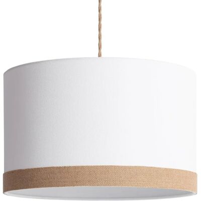 Lámpara Colgante Tela Natural LEDKIA - Iluminación Interior Lámpara Colgante Tela Natural LEDKIA - Iluminación Interior