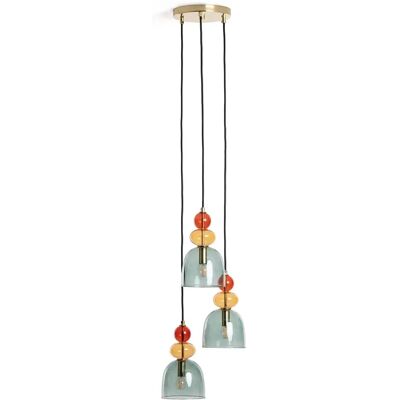 LEDKIA Ledkia Lámpara Colgante Estilo Vintage Verde - Lámpara Suspendida LEDKIA Ledkia Lámpara Colgante Estilo Vintage Verde - Lámpara Suspendida