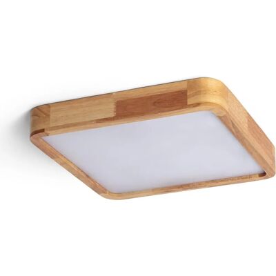 Lampada da Soffitto Quadrata in Legno LEDKIA 20W - CCT Regolabile Lampada da Soffitto Quadrata in Legno LEDKIA 20W - CCT Regolabile