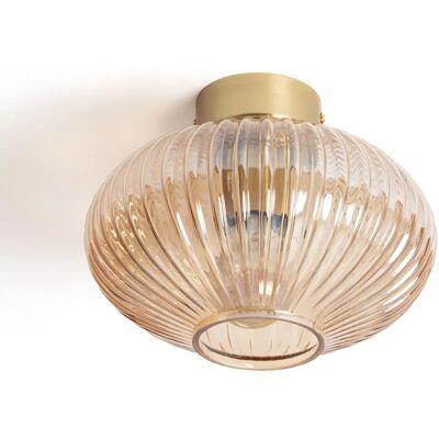 LEDKIA Basile Ambar Metal e Vidro Luminária de Teto - Luminária de teto LEDKIA Basile Ambar Metal e Vidro Luminária de Teto - Luminária de teto