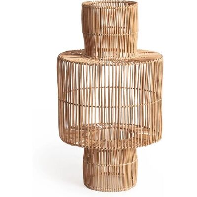 Suspension en Rotin Naturel ILUZZIA - Style Bohème-Chic - 700x380mm - Publicité Suspension en Rotin Naturel ILUZZIA - Style Bohème-Chic - 700x380mm - Publicité