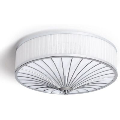 LEDKIA - Plafón de Techo Cromado - Moderno LEDKIA - Plafón de Techo Cromado - Moderno