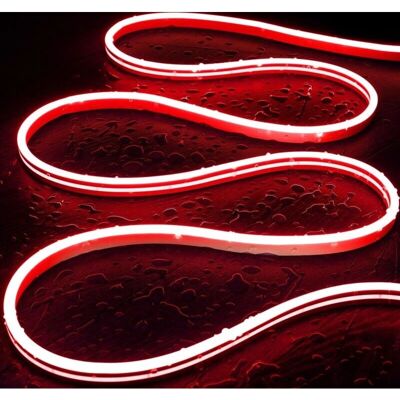 Efectoled - Tira Neón LED 48V DC Rojo 10m IP65 Cortable cada 5cm Efectoled - Tira Neón LED 48V DC Rojo 10m IP65 Cortable cada 5cm