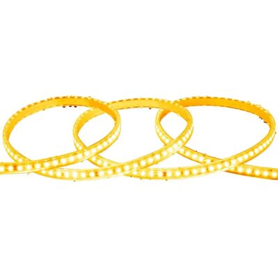Ruban LED Réglable 220V 120LED/m IP65 Flexible Blanc - Publicité Ruban LED Réglable 220V 120LED/m IP65 Flexible Blanc - Publicité