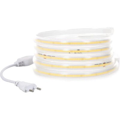 LEDKIA Bande LED Ajustable 220V COB 320 LED/m - Blanc Naturel - IP65 - Publicité LEDKIA Bande LED Ajustable 220V COB 320 LED/m - Blanc Naturel - IP65 - Publicité