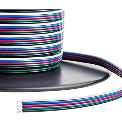 LEDKIA Rollo de 100M de Cable Eléctrico Plano - Para Tiras LED LEDKIA Rollo de 100M de Cable Eléctrico Plano - Para Tiras LED