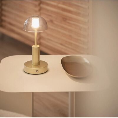 Lampada da tavolo LED portatile Ludza - Lampada vintage in metallo Lampada da tavolo LED portatile Ludza - Lampada vintage in metallo