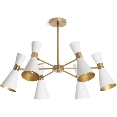 LEDKIA Lampe de Plafond Blanche Moderne 6-Focus - Publicité LEDKIA Lampe de Plafond Blanche Moderne 6-Focus - Publicité