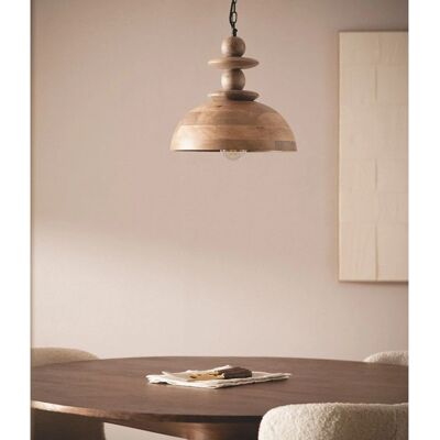 Iluzzia Lámpara Colgante de Madera Natural - Lámpara Suspendida Iluzzia Lámpara Colgante de Madera Natural - Lámpara Suspendida