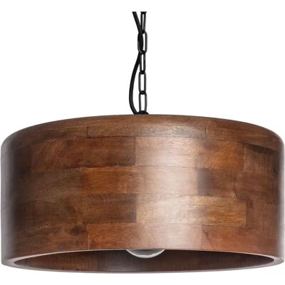 Suspension en Bois Naturel Iluzzia - Lampe Suspendue - Publicité Suspension en Bois Naturel Iluzzia - Lampe Suspendue - Publicité