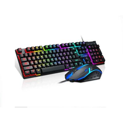 AUKEY - KM-G12 - Azul RGB - Teclado AUKEY - KM-G12 - Azul RGB - Teclado