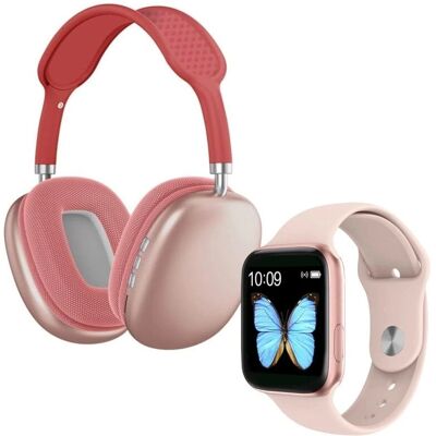 Rosa Smartwatch KLACK - Monitor de Salud - Multideporte Rosa Smartwatch KLACK - Monitor de Salud - Multideporte