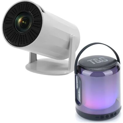 Proyector portátil 4K Klack con Android - Pantalla 130 pulgadas Proyector portátil 4K Klack con Android - Pantalla 130 pulgadas