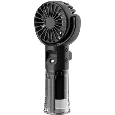 Ventilador de Mano Mini KLACK F4 con Pulverizador de Agua - Negro Ventilador de Mano Mini KLACK F4 con Pulverizador de Agua - Negro