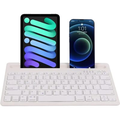 Teclado Inalámbrico Multi-Dispositivo Bluetooth Klack - Blanco Teclado Inalámbrico Multi-Dispositivo Bluetooth Klack - Blanco