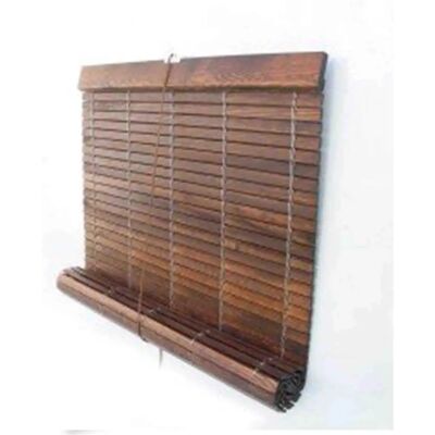 Jardin202 Persiana de madera de pino - Castaño - 117x130cm - Persiana de ventana Jardin202 Persiana de madera de pino - Castaño - 117x130cm - Persiana de ventana
