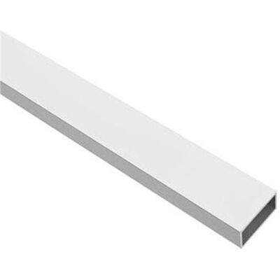 Perfil de Aluminio Blanco Jardin202 - Pack de 3 - 2,10m Tubo rectangular Perfil de Aluminio Blanco Jardin202 - Pack de 3 - 2,10m Tubo rectangular