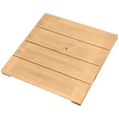 Tarima de madera de pino Jardin202 - Nivel 3 autoclave - 100x100cm Tarima de madera de pino Jardin202 - Nivel 3 autoclave - 100x100cm