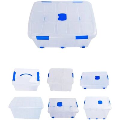 Cajas de Almacenaje Jardin202 - Organizadoras de Plástico con Tapa - 30L Cajas de Almacenaje Jardin202 - Organizadoras de Plástico con Tapa - 30L
