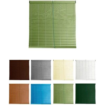 Marca Modelo Persiana de PVC Personalizada - Verde Oliva 70x120 Marca Modelo Persiana de PVC Personalizada - Verde Oliva 70x120
