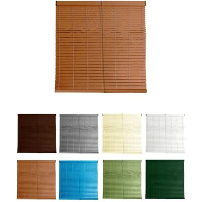 Persianas PVC Jardin202 - Lamas Horizontales de Plástico Ajustables Persianas PVC Jardin202 - Lamas Horizontales de Plástico Ajustables