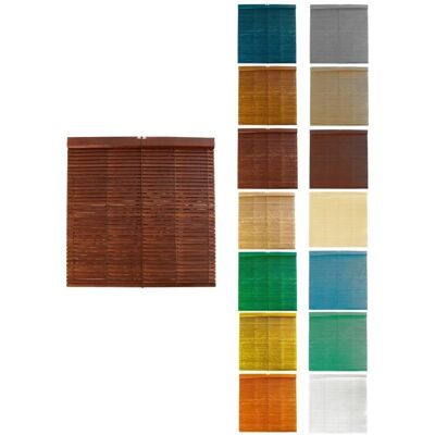 Persiana de Madera Alicantina con Polea Metálica - Estor Enrollable para Ventanas, Puertas, Salón - 70 x 100 cm (Nogal (Barnizada)) - Nogal Persiana de Madera Alicantina con Polea Metálica - Estor Enrollable para Ventanas, Puertas, Salón - 70 x 100 cm (Nogal (Barnizada)) - Nogal