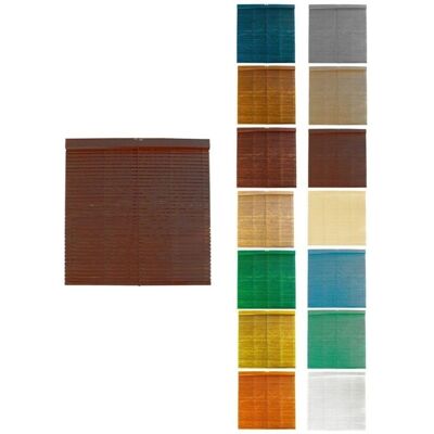 Jardin202 Persianas de Madera Pino - Enrollables Ajustables - 125x100cm Jardin202 Persianas de Madera Pino - Enrollables Ajustables - 125x100cm