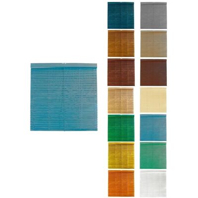 Persiana de Madera Alicantina Jardin202 - Estor Enrollable - 90x120cm - Azul (Pintada) Persiana de Madera Alicantina Jardin202 - Estor Enrollable - 90x120cm - Azul (Pintada)