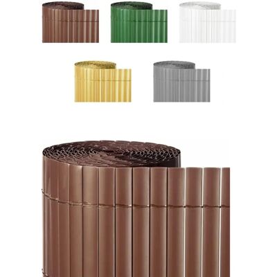 Jardin202 - Cañizo PVC Doble Cara 1600g/m² - Valla ocultación - Resistente a UV y viento Jardin202 - Cañizo PVC Doble Cara 1600g/m² - Valla ocultación - Resistente a UV y viento