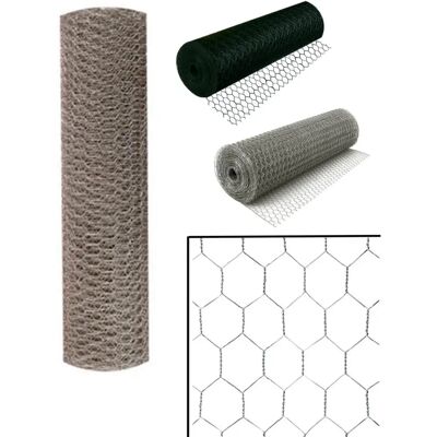 JARDIN202 - Malla Hexagonal Galvanizada para Cercados - Versátil 0,5x10m a 1x50m JARDIN202 - Malla Hexagonal Galvanizada para Cercados - Versátil 0,5x10m a 1x50m